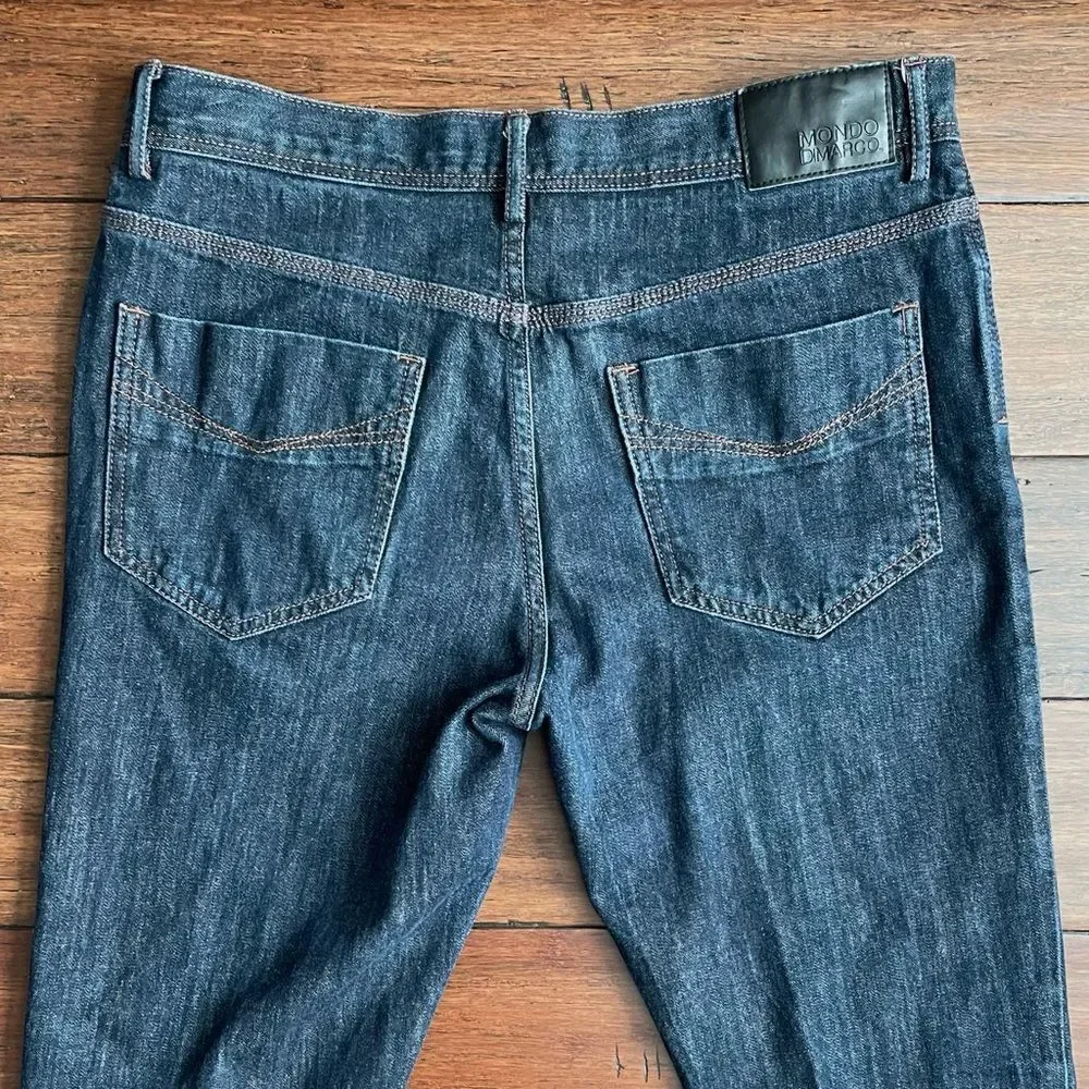 Mondo Dimarco Straight Jeans Dark Wash Size 34x32